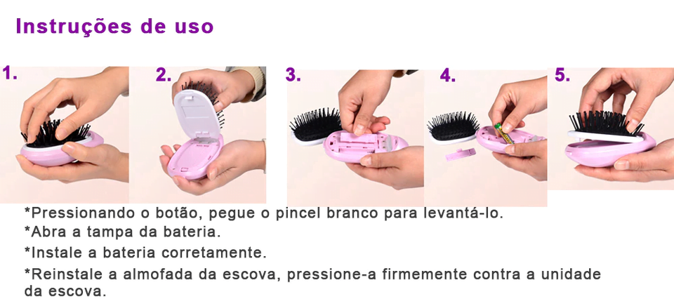 Escova Anti frizz Magic com Ìons - Image 4